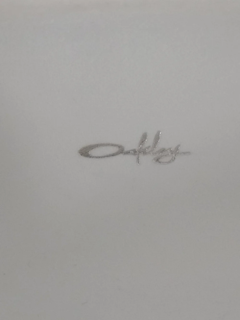 Oakley White Hard Shell Eyeglass Case